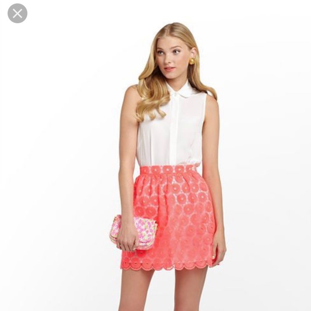 Lilly Pulitzer Mimosa mini skirt! Size small!